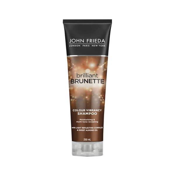 John Frieda Brilliant Brunette Moisturising Shampoo 250mL