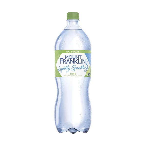 Mount Franklin Lightly Sparkling Water Lime 1.25L