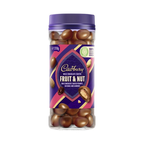 Cadbury Milk Chocolate Coated Fruit & Nut 310g