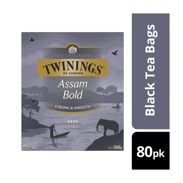 Twinings Assam Bold Tea Bags 80 pack  200g