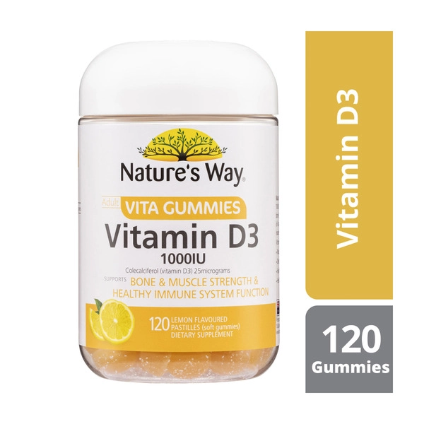 Nature's Way Vita-gummies NATURE'S WAY VITA-GUMMIES VITAMIN D3 1000IU 