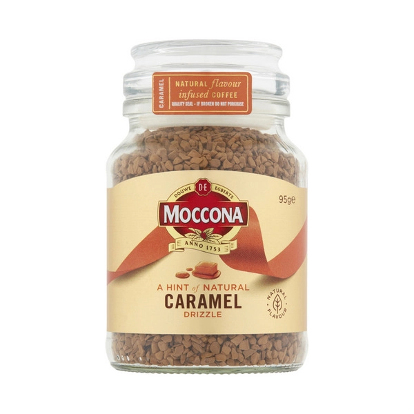 Moccona Flavour Infused MOCCONA FLAVOUR INSTANT COFFEE:CARAMEL:.:95 GRAM 