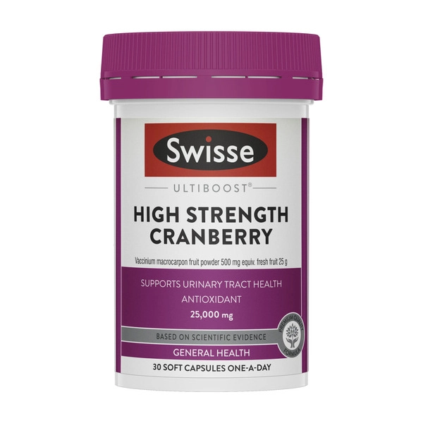 Swisse Ultiboost High Strength Cranberry For Women's Health 30 pack