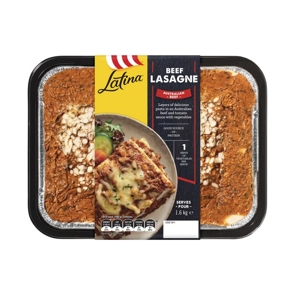 Latina Lasagne with Angus Beef & Vegetables 1.6kg